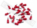 Flachstecker- isoliert 2,8mm Rot Ø0,5-1,5 qmm (25 Stk.)